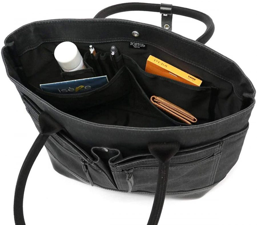 【良品】PORTER FIELD トートバッグ セミショルダーバッグ ブラック 良品】PORTER FIELD トートバッグ セミショルダーバッグ