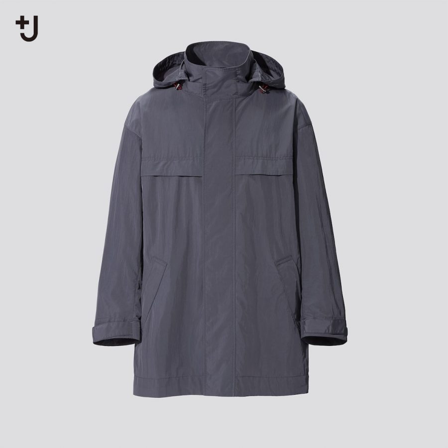 UNIQLO＋Ｊオーバーサイズフーデッドハーフコートジルサンダー ユニクロ公式 | オーバーサイズフーデッドハーフコートのレビュー